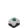 Pizzato ES AC31015 Complete unit with enclosure, flush pushbutton and contacts