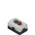 Pizzato ES AC32011 Complete unit with enclosure, 1 flush pushbutton, 1 projecting pushbutton and contacts