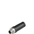 Pizzato VF CCMP8DM04 Field wireable M12 plug, straight, 8 poles, for multipolar cables