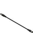 Pizzato VF CA8PD5M-MD M12 male-female wired connector: straight, 8 poles, 5 m cable