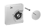 Alre JZ-008.010 Cover set for Room thermostat for cooling ceilings KTRRU-052244, 50×50, pearl white (RAL1013), gloss