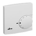 Alre RTBSB-001.000/01 Room thermostat, surface-mounted, 5…30…°C, 230V AC, NC contact, Scale 1…6
