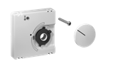 Alre JZ-008.100 Cover set for room thermostat for cooling ceilings KTRRU-052244, 55×55, pure white (RAL9010), gloss