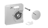 Alre JZ-007.000 Cover set for room thermostat for cooling ceilings KTRRU-052245, 50×50, pure white (RAL9010), gloss