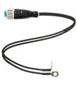 Pepperl+Fuchs V1-GY-1M/3M-PUR-TAP Y connection cable M12 socket straight A-coded 4-pin, PUR 2x single cores