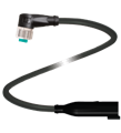 Pepperl+Fuchs V1-W-BK0,6M-PUR-O1-DT4P-G