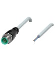 Pepperl+Fuchs V11S-G-15M-PUR Male cordset single-ended M12 straight A-coded, 3-pin, PUR cable grey