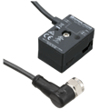 Pepperl+Fuchs VAZ-T1-FK-G10-2M-PUR-V1-WV4A G10 junction block, AS-Interface to 1x M12 round plug connector with stainless steel cap nut
