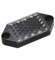 Pepperl+Fuchs FE-RR15 Reflector, hexagonal 55 mm x 35 mm, mounting holes