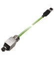 Pepperl+Fuchs ICZ-AIDA2-V45-5M-PUR-V45-G Connecting cable RJ-45 to RJ-45, PUR cable 4-pole, CAT5e