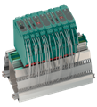Pepperl+Fuchs K-DUCT-GY-UPR-03 Profile rail with UPR-03-* insert, 3 conductors, wiring comb field side, gray