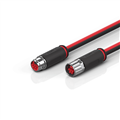 Beckhoff ZK7208-3431-0xxx B17, ECP cable, PUR, 5 G 15 mm² + (1 x 4 x AWG22), drag chain suitable, key 1 (2 x 24 V DC + PE)