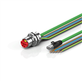 Beckhoff ZK7A14-AX00-Axxx B23, ENP cable, PUR, 5 G 40 mm² + (1 x 4 x AWG22), drag chain suitable, key 3 (user-defined voltage)