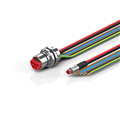Beckhoff ZK7714-AX00-0xxx B23, ECP cable, PUR, 5 G 40 mm² + (1 x 4 x AWG22), drag chain suitable, key 1 (400 V AC)