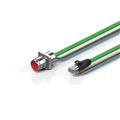 Beckhoff ZK7624-AN00-Axxx B17, ENP cable, PUR, 4 x 15 mm² + (1 x 4 x AWG22), drag chain suitable, key 2 (user-defined voltage)