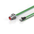 Beckhoff ZK7606-BP00-Axxx B17, ENP cable, PUR, 3 G 15 mm² + (1 x 4 x AWG22), drag chain suitable, key 2 (230 V AC)