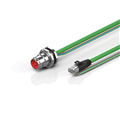 Beckhoff ZK7606-BN00-Axxx B17, ENP cable, PUR, 3 G 15 mm² + (1 x 4 x AWG22), drag chain suitable, key 2 (230 V AC)