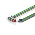 Beckhoff ZK7314-CJ00-Axxx B23, ENP cable, PUR, 5 G 40 mm² + (1 x 4 x AWG22), drag chain suitable, key 1 (2 x 24 V DC + PE)