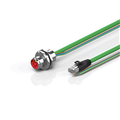 Beckhoff ZK7210-AL00-Axxx B17, ENP cable, PUR, 3 G 25 mm² + (1 x 4 x AWG22), drag chain suitable, key 1 (24 V DC)