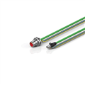 Beckhoff ZK7208-CB00-Axxx B17, ENP cable, PUR, 5 G 15 mm² + (1 x 4 x AWG22), drag chain suitable, key 1 (2 x 24 V DC + PE)