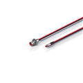 Beckhoff ZK7102-AB00-0xxx B12, ECP cable, PUR, 2 x 075 mm² + (1 x 4 x AWG22), drag chain suitable, key 1 (24 V DC)