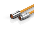 Beckhoff ZK4501-8027-xxxx Motor extension cable 10 mm² with M40 speedtec® plug, drag-chain suitable