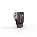 Beckhoff AT8300-1200-0100 NCT electronics, with housing, mounted on AT9014-1070-1550 mover (mover 1), basic electronics
