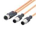 IFM Y SPLITTER CABLE/M12 SOCKET/2xM12 PLUG Y connection cable