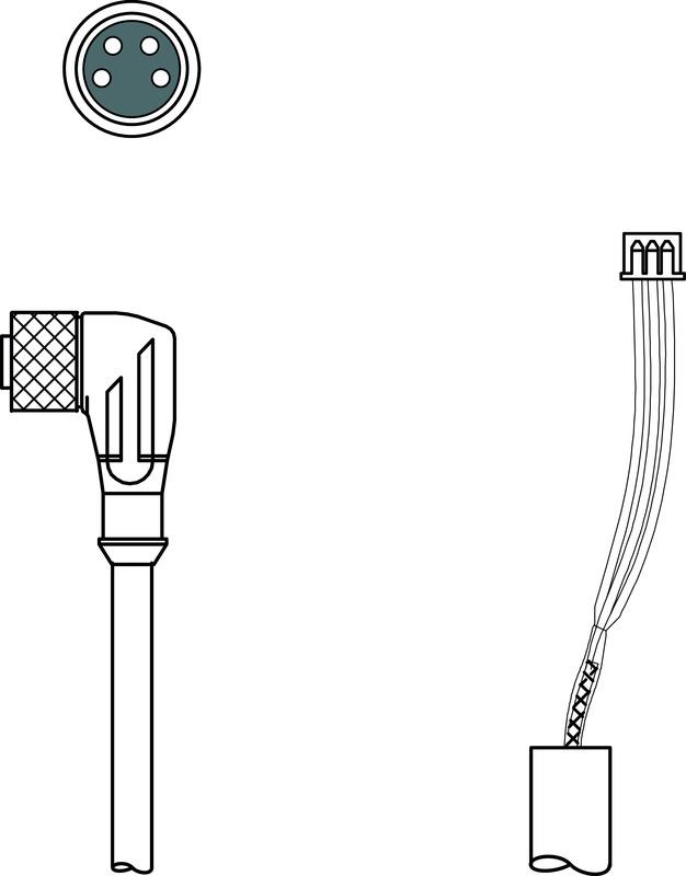 Leuze KDS U-M8-4W-JST-4A-V1-027 Bağlantı kablosu Turkiye