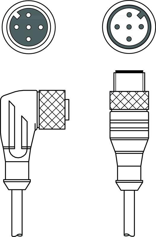Leuze KDS U-M12-5W-M12-5A-P1-015-3DP Bağlantı kablosu Turkiye