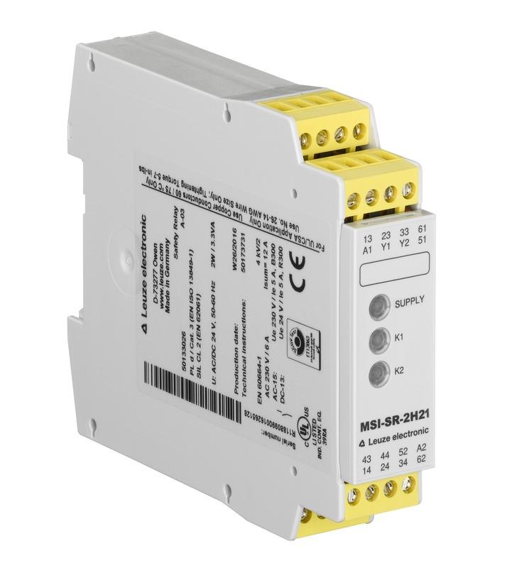 Leuze MSI-SR-2H21-01 Emniyet rölesi Turkiye