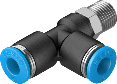 Festo QSTL-1/8-6 T-Çabuk Bağlantı Rakoru Turkiye