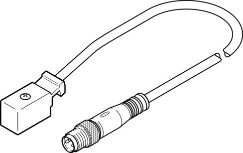 Festo KMYZ-2-24-M8-0,5-LED Bağlantı kablosu Turkiye