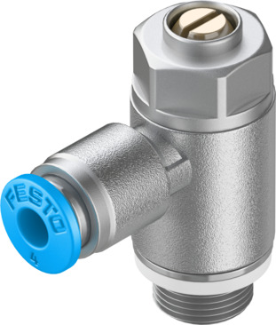 Festo GRLA-1/8-QS-4-D Tek yönlü akış kontrol valfleri Turkiye