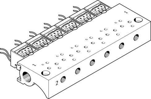 Festo MHA1-P10-2-M3-PI Manifold Turkiye