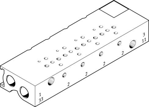 Festo MHA1-PR6-3-M3-PI-PCB Manifold Turkiye