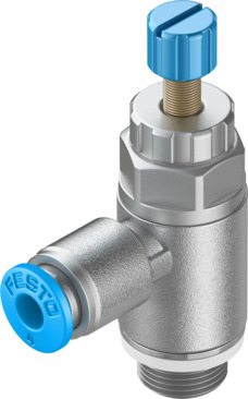 Festo GRLA-1/8-QS-4-RS-D Tek yönlü akış kontrol valfleri Turkiye