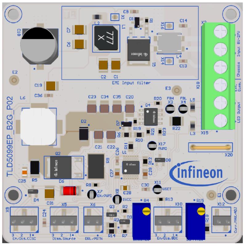 Infineon TLD5099EP_B2G EVALKIT Turkiye