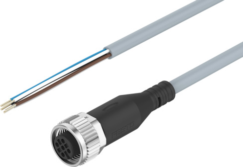 Festo NEBU-M12G5-K-2.5-LE5 Bağlantı kablosu Turkiye