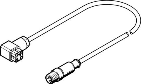 Festo NEBC-P1W4-K-0.3-N-M12G5 Bağlantı kablosu Turkiye