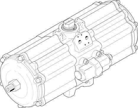 Festo DAPS-3840-090-R-F16-T6 Döner Silindir|çeyrek dönüşlü aktüatör Turkiye