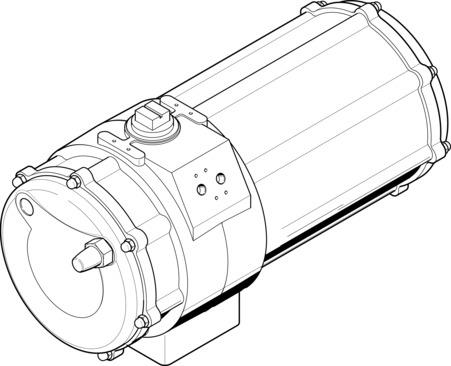 Festo DAPS-1440-090-RS2-F16-T6 Döner Silindir|çeyrek dönüşlü aktüatör Turkiye