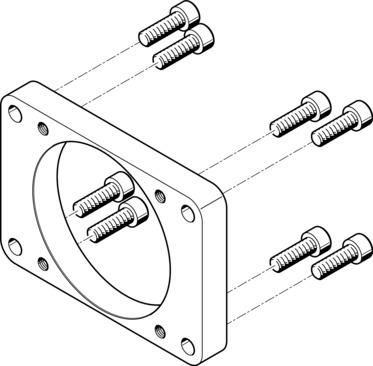 Festo EAMF-A-95B-100A Motor flanşı Turkiye