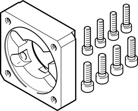 Festo EAMF-A-38D-70A Motor flanşı Turkiye
