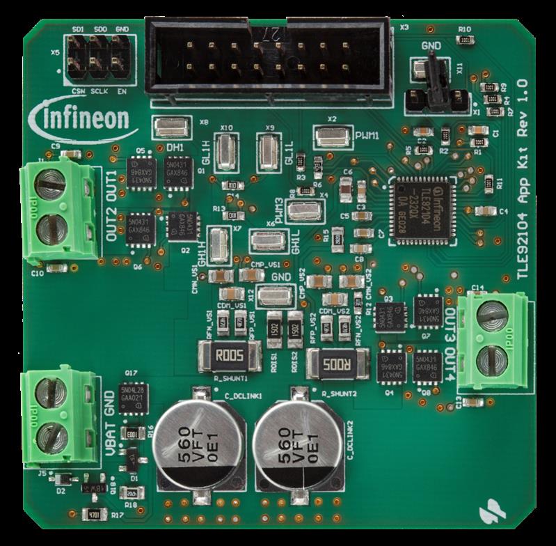 Infineon TLE92104-23QX APPKIT Turkiye