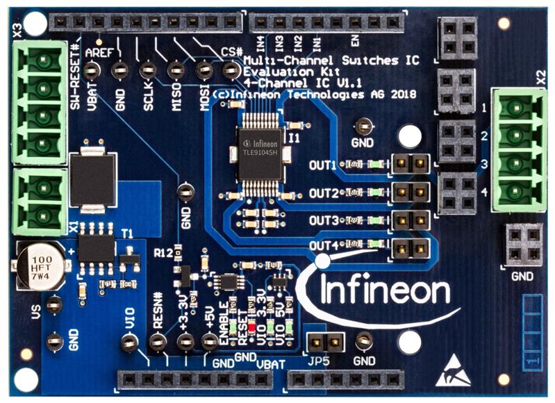 Infineon TLE9104SH_DEV_BOARD Turkiye