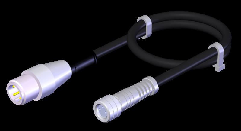 Euchner C-M08F03-02X025PU10,0-M12M04-099167 Connecting cable with 2 plug connectors M8 and M12, 10 m Turkiye