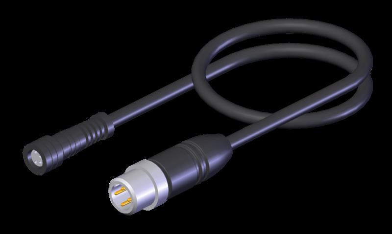 Euchner C-M08F04-02X025PU02,0-M12M04-100818 Connecting cable with 2 plug connectors M8 and M12, 2 m Turkiye
