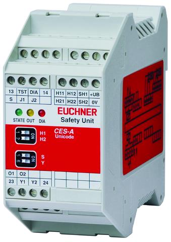 Euchner CES-A-AEA-02B Evaluation unit /CES-A-UEA-02B (for 2 read heads) Turkiye