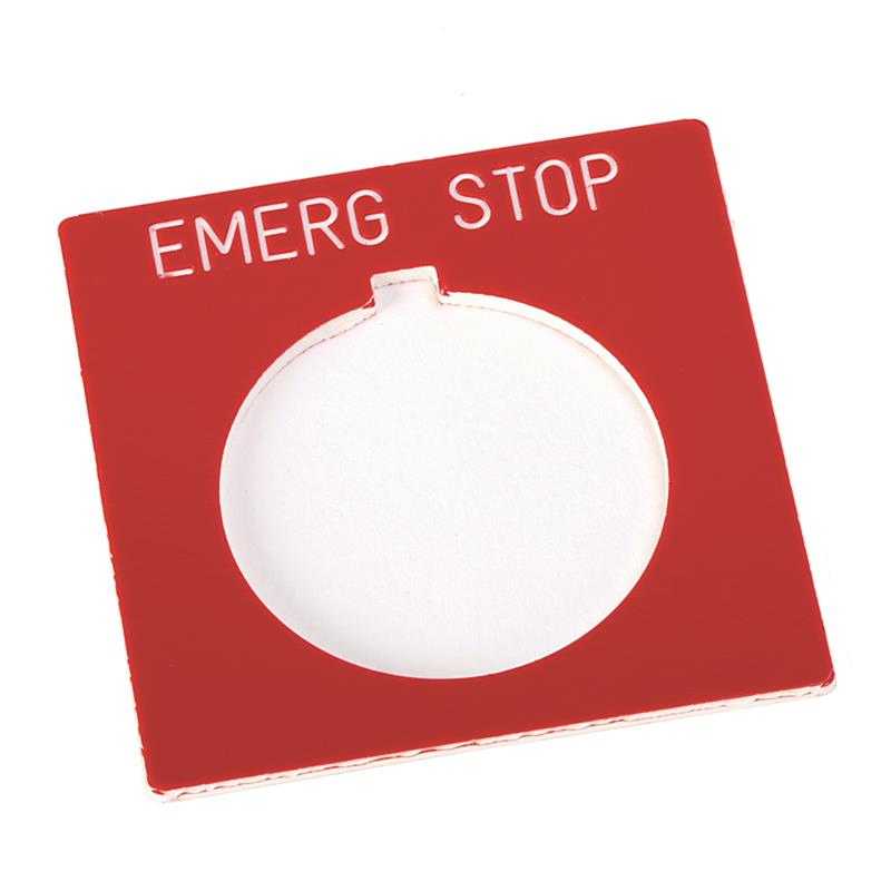 Allen Bradley 800H-W372J 30mm 800H EMERG STOP Red Jumbo Legend Turkiye